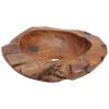 Basin Solid Teak 17.7"