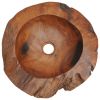 Basin Solid Teak 17.7"