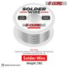 Solder Wire 5 Pack Rosin Core Flux Soldering Wire 63/37 63% Tin (Sn)37% Lead (Pb) 1 pc 50 gms 5 Core solder wireRatings Best Deal (5 Pieces)
