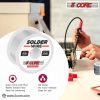 Solder Wire 5 Pack Rosin Core Flux Soldering Wire 63/37 63% Tin (Sn)37% Lead (Pb) 1 pc 50 gms 5 Core solder wireRatings Best Deal (5 Pieces)