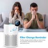 KOIOS Air Purifier for Home Large Room 861 sq ft; High CADR H13 True HEPA Air Filter Cleaner Odor Eliminators; Ozone-Free; EPI153 White