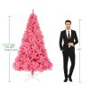 6ft PVC Pink Christmas Tree 1600 Branches--Substitution code: 97822348