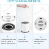 MOOKA Air Purifiers for Home Large Room up to 860ft²; H13 True HEPA Air Filter Cleaner; Night Light(Available for California); B-D02L White