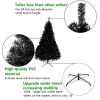 6ft 1600 Branches PVC Christmas Tree Black--Substitution code: 36564136