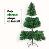 6ft 1050 Branch Christmas Tree Green