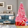 6ft PVC Pink Christmas Tree 1600 Branches--Substitution code: 97822348