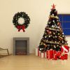 6ft 1600 Branches PVC Christmas Tree Black--Substitution code: 36564136