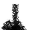 6ft 1600 Branches PVC Christmas Tree Black--Substitution code: 36564136