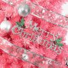 6ft PVC Pink Christmas Tree 1600 Branches--Substitution code: 97822348