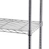 5-Tier NSF-Certified Steel Wire Shelving with Wheels