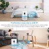 MOOKA Air Purifiers for Home Large Room up to 860ft²; H13 True HEPA Air Filter Cleaner; Night Light(Available for California); B-D02L White