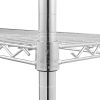 5-Tier NSF-Certified Steel Wire Shelving with Wheels