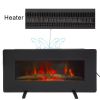 ZOKOP SF311-36 36 Inch 1400W Wall Hanging / Fireplace Single Color / Fake Wood / Heating Wire / With Small Remote Control Black