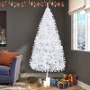 6FT Iron Leg White Christmas Tree with 1000 Branches--Substitution code:89110118