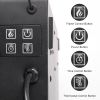 ZOKOP SF311-36 36 Inch 1400W Wall Hanging / Fireplace Single Color / Fake Wood / Heating Wire / With Small Remote Control Black