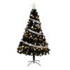 6ft 1600 Branches PVC Christmas Tree Black--Substitution code: 36564136