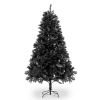 7.5ft 2500 Branches Without Lights Without Pine Cones Tied Tree Structure Christmas Tree Black--Substitution code: 38059219