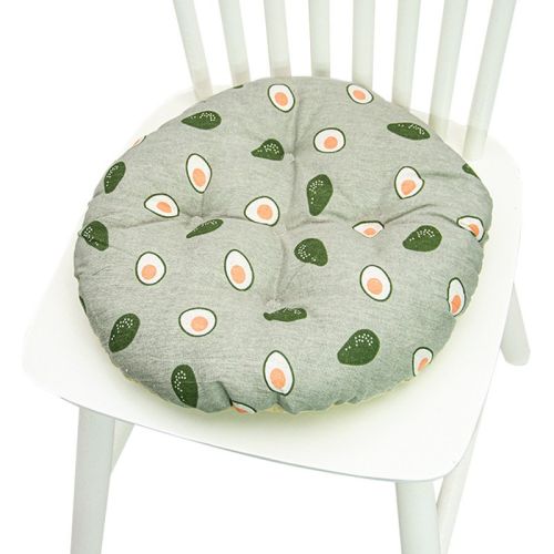 Printed Polyester Linen Cotton And Linen Five-circle Chair Cushion Bay Window Round
