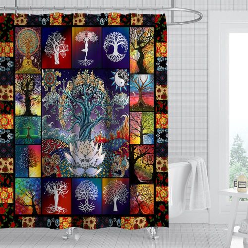 Digital Print-free Bathroom Curtain