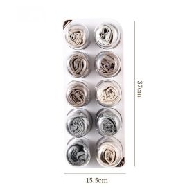 Underwear Storage Box Wall-mounted Panty Socks Storage Wall-mounted Capsule Punch-free Storage Rack Home Storage Gadget (Option: Double Row)