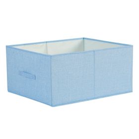 Drawer Closet Folding Storage Organizing Box (Option: Sky Blue-47x28x21cm)