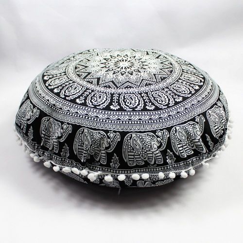 Flower Round Seat Cover Furniture Cushion Case Flower Round Seat Cover Furniture Cushion Case