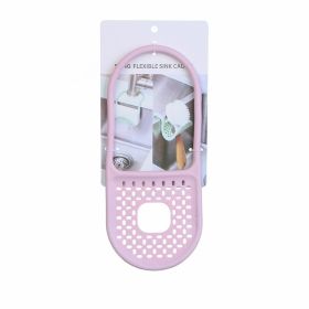 Household Fashion Creative Foldable Sink Hanger (Color: pink)