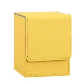 Vertical Card Box Card Storage Box (Option: Yellow-80)