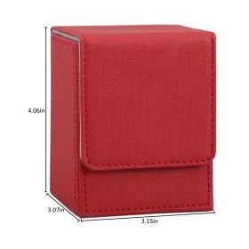 Vertical Card Box Card Storage Box (Option: Red-80)