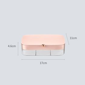 New Jewelry Storage Box Multi-layer Large Capacity (Color: pink)