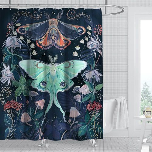 Digital Print-free Bathroom Curtain