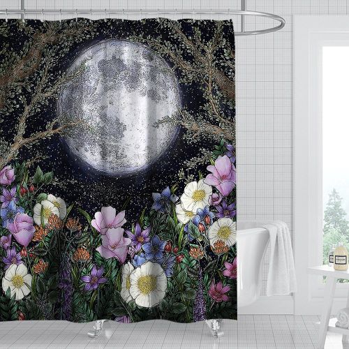 Digital Print-free Bathroom Curtain