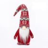Christmas Decoration Faceless Figure Santa Claus Window Display