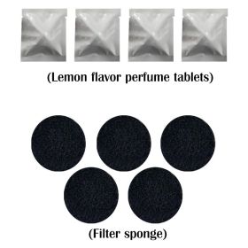 Anion Purification Practical Ash Ashtrays Air Purifier Ashtray for Filtering Second-Hand Smoke Remove Odor Smoking Home Office (Color: Accessory-Lemon)
