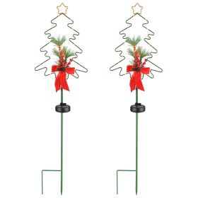 Christmas tree solar stake light (Warehouse: LA01)