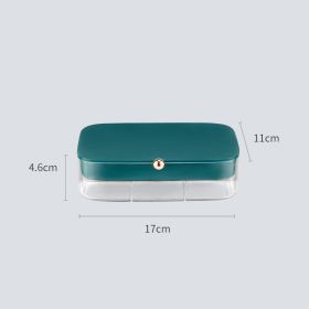 New Jewelry Storage Box Multi-layer Large Capacity (Color: green)