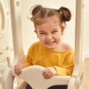 Kids Swing-N-Slide with Bus Play Structure, Freestanding Bus Toy with Slide&Swing for Toddlers, Bus Slide Set with Basketball Hoop