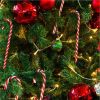 Christmas Candy Canes Acrylic Xmas Tree Pendants Xmas Party Crutch Hanging New Year Christmas Party Home Decoration Gifts