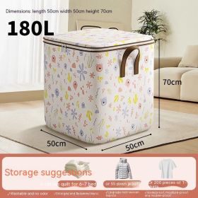 Clothes Quilt Finishing Moving Packing Artifact (Option: Flower Vine Bear 180L-Style 1)