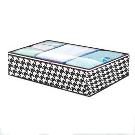 Quilt Cloth Storage Bag Quilt Clothing Storage Bag (Option: Houndstooth)