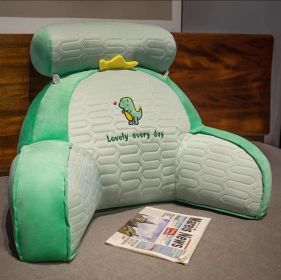 Summer Latex Ice Silk Cartoon Lumbar Pillow (Option: Dinosaur-65x43cm)