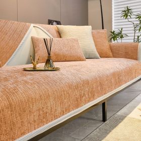 Four Seasons Universal Sofa Cover Cover All-inclusive Universa (Option: Orange-70×120)