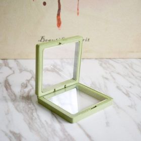 Anti-oxidation PE Film Jewelry Storage Box Color Film Suspension Box (Option: Fruit Green-11 × 11 × 2cm)
